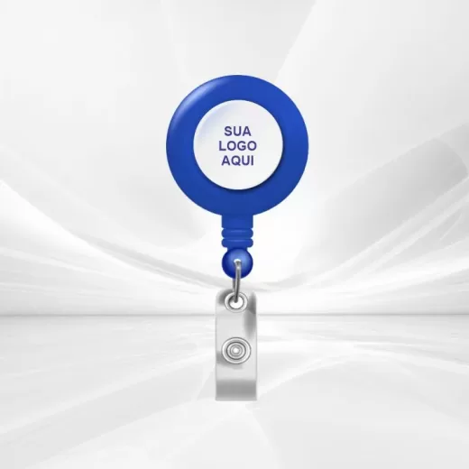 Roller Clip - Porta Crachá Retrátil